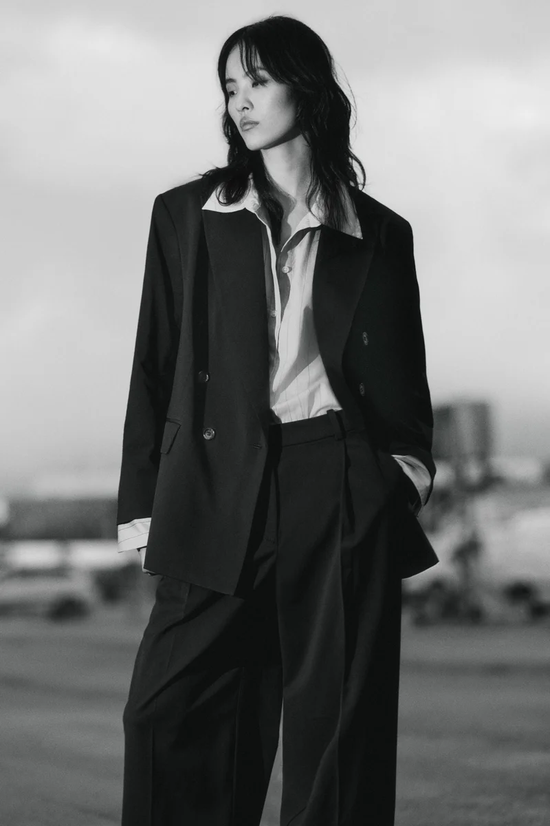 H&M Oversized twill blazer